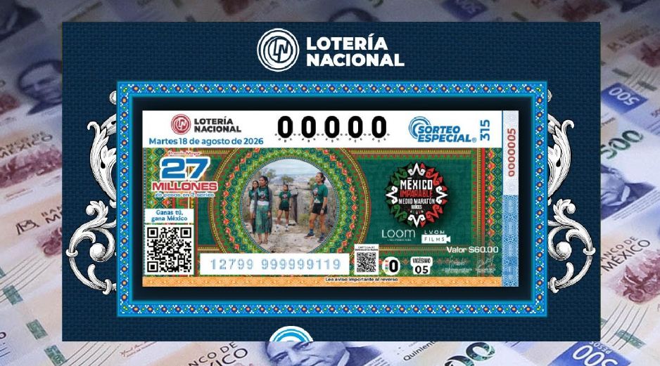 El billete del Sorteo Especial 315 celebró la disciplina y el esfuerzo de las corredoras del circuito 