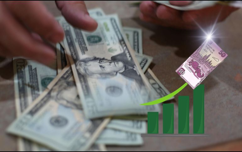 El precio del dólar vuelve a romper el piso de los 17 pesos por unidad; revisa su costo en las diferentes sucursales bancarias de México. EL INFORMADOR / ARCHIVO