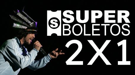 Superboletos tiene cinco conciertos en la Arena Guadalajara al 2x1 solo HOY 19 de agosto; entre ellos, boletos para Jamiroquai. EL INFORMADOR / ARCHIVO