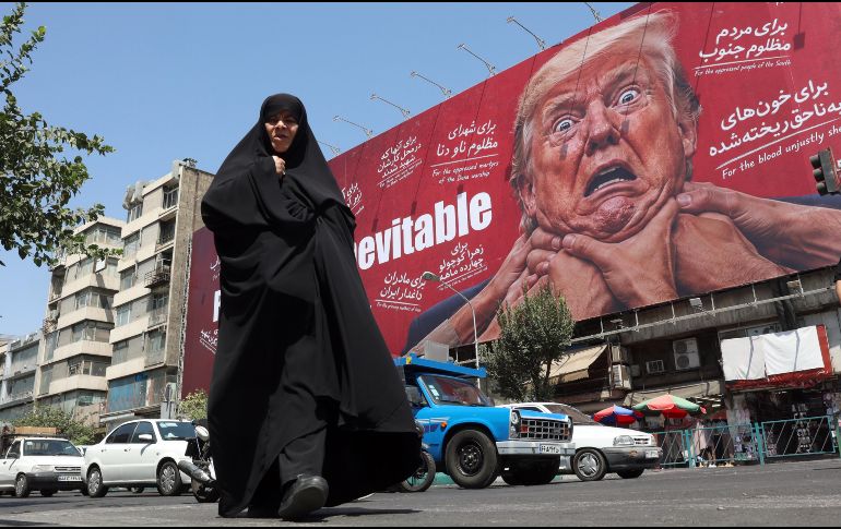 La advertencia se produce en medio de nuevas tensiones entre Irán y Emiratos Árabes después de que Abu Dabi acusase a Teherán del lanzamiento de dos misiles contra su territorio. EFE/EPA/Iran International TV