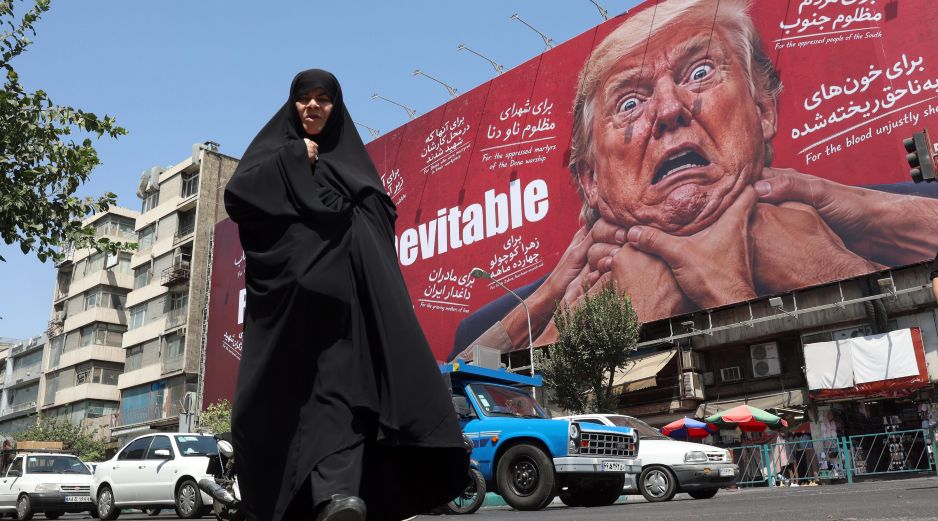La advertencia se produce en medio de nuevas tensiones entre Irán y Emiratos Árabes después de que Abu Dabi acusase a Teherán del lanzamiento de dos misiles contra su territorio. EFE/EPA/Iran International TV