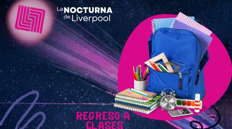 Aunque hay varias ediciones cada año, la Venta Nocturna no se celebra en el marco del regreso a las aulas. ESPECIAL / LIVERPOOL y CANVA