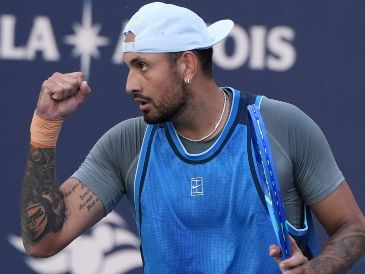 Nick Kyrgios, de 31 años, proporcionó una muestra durante un evento ATP 250 en Mallorca en julio, y unos días después un laboratorio acreditado por la AMA confirmó la presencia de benzoilecgonina. AP / ARCHIVO