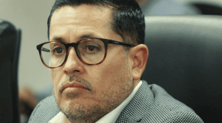 En la fotografía, Jorge Fernando Carbonell Espinoza, el encargado provisional tras la salida de José Antonio López. ESPECIAL/Secretaría de Seguridad