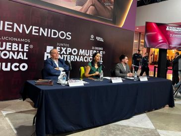 Esta mañana se inauguró la Expo Mueble Internacional 2026, la feria del mueble más importante de América Latina. EL INFORMADOR/ J. Velazco