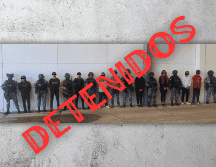 Los detenidos fueron trasladados en un helicóptero de la Fuerza Aérea Mexicana para ser puestos a disposición de la Fiscalía General de República. ESPECIAL