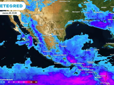 La onda tropical 29 traerá precipitaciones fuertes y temperaturas sofocantes. ESPECIAL / METEORED