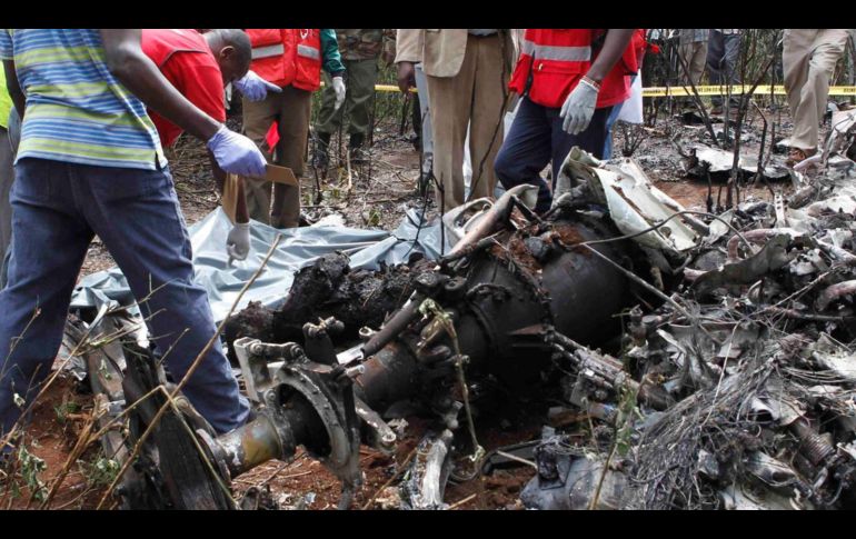 El helicóptero se estrelló con 7 personas a bordo en una zona escarpada en las estribaciones del monte Ololokwe. AP/ARCHIVO