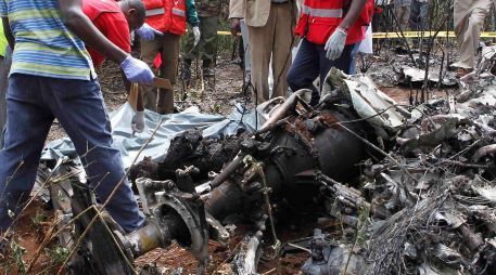 El helicóptero se estrelló con 7 personas a bordo en una zona escarpada en las estribaciones del monte Ololokwe. AP/ARCHIVO