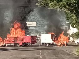  Héctor Chávez, gerente operativo de Office School, explicó que la mercancía había sido cargada apenas anoche en Jalisco y tenía como destino la comunidad de El Rosario. ESPECIAL.