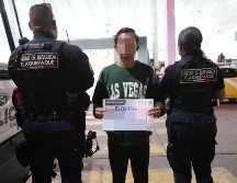 El joven de 20 años, con ficha de búsqueda vigente en San Luis Potosí, fue localizado en la Nueva Central Camionera de Guadalajara. ESPECIAL.