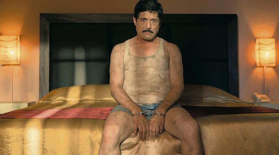 El actor Héctor Kotsifakis interpreta a Joaquín “El Chapo” Guzmán en la película “La captura”. CORTESÍA