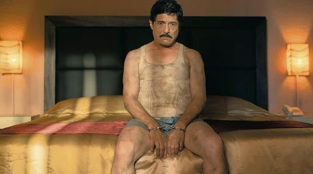 El actor Héctor Kotsifakis interpreta a Joaquín “El Chapo” Guzmán en la película “La captura”. CORTESÍA
