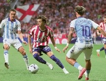 Los Colchoneros aseguraron los primeros tres puntos de la campaña con la victoria ante el Málaga. EFE