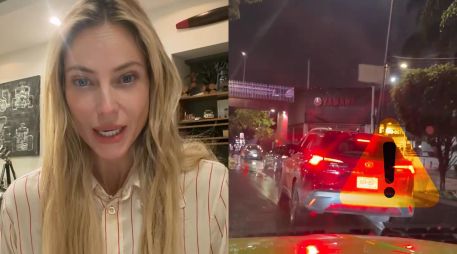 Este fue el momento estresante que vivió Vanessa Huppenkothen en las calles de la CDMX. ESPECIAL / INSTAGRAM @vanehupp