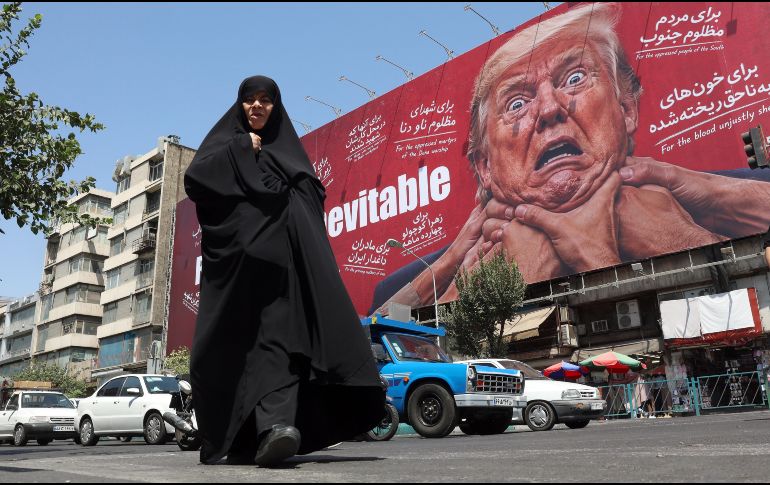 Irán también restó importancia a las amenazas del presidente de Estados Unidos, Donald Trump, de dolor económico y aislamiento. EFE/EPA/ABEDIN TAHERKENAREH