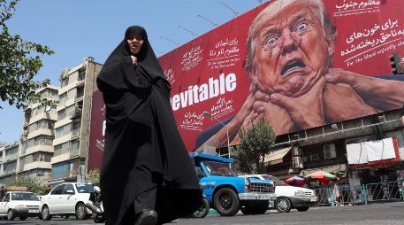 Irán también restó importancia a las amenazas del presidente de Estados Unidos, Donald Trump, de dolor económico y aislamiento. EFE/EPA/ABEDIN TAHERKENAREH