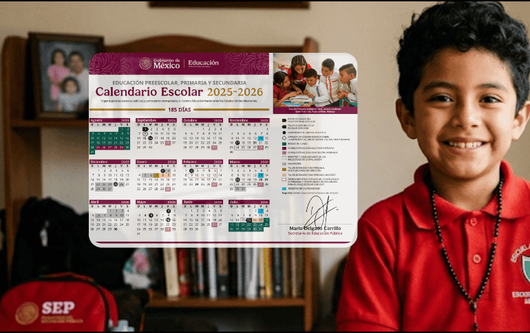 El calendario contempla 185 días efectivos de clases y establece como fecha de conclusión el 9 de julio de 2027. ESPECIAL/Gemini AI