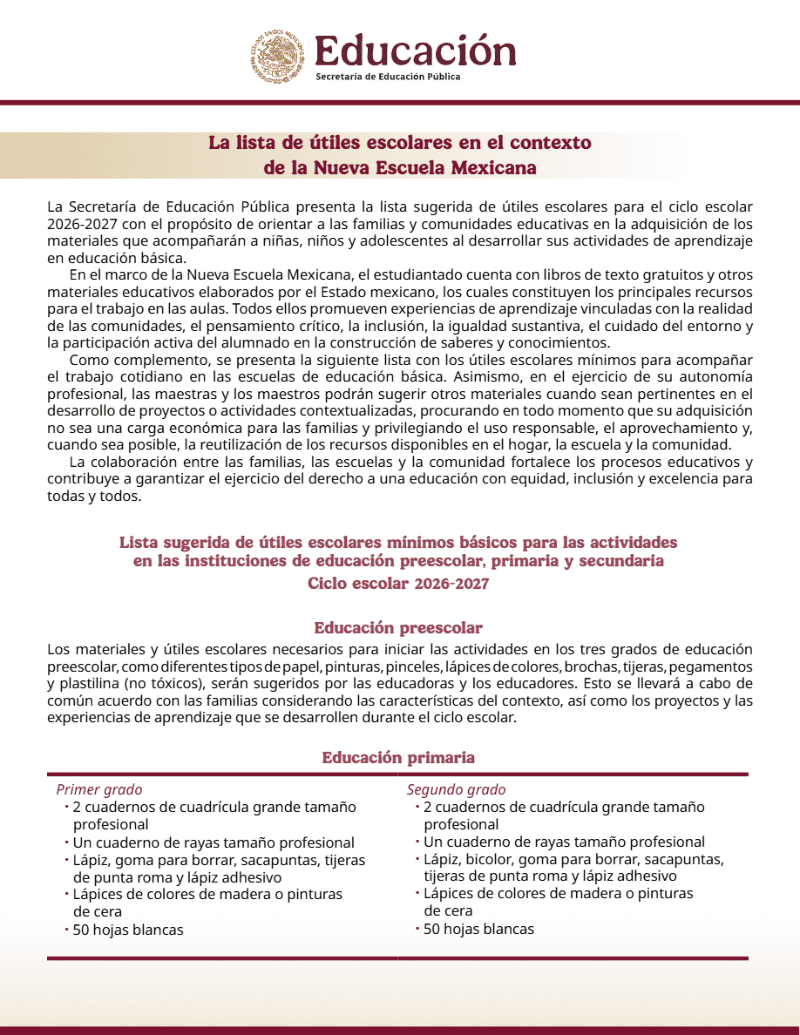 CORTESÍA/SEP.&nbsp;