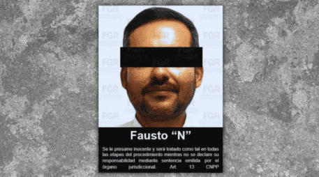 El detenido identificado solamente como Fausto 