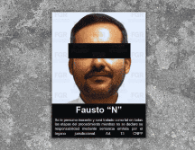 El detenido identificado solamente como Fausto 