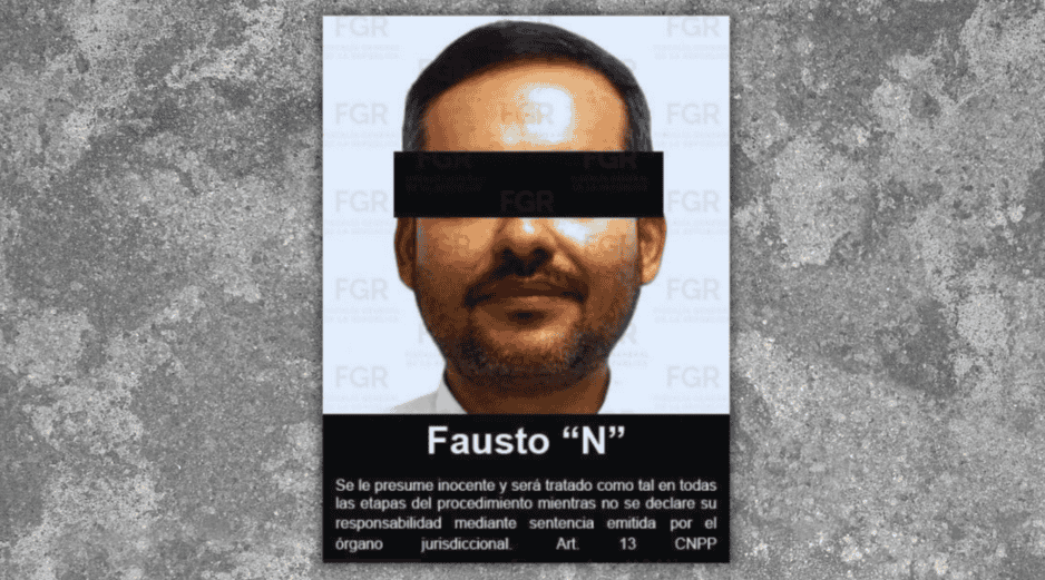 El detenido identificado solamente como Fausto 