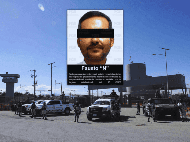 Tras ser detenido en la Ciudad de México, elementos de la Fiscalía General de la República trasladaron a Fausto “N” al penal de máxima seguridad del Altiplano. SUN / ARCHIVO / ESPECIAL