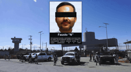 Tras ser detenido en la Ciudad de México, elementos de la Fiscalía General de la República trasladaron a Fausto “N” al penal de máxima seguridad del Altiplano. SUN / ARCHIVO / ESPECIAL