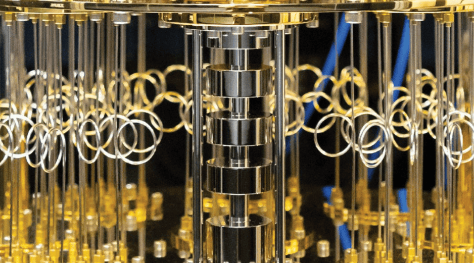 IBM prevé utilizar los L-couplers para conectar múltiples procesadores en una computadora cuántica más grande. IBM / EPECIAL