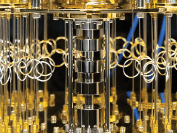 IBM prevé utilizar los L-couplers para conectar múltiples procesadores en una computadora cuántica más grande. IBM / EPECIAL