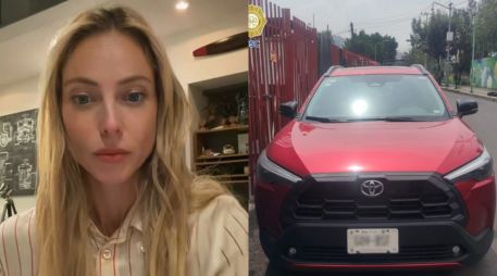 Vanessa Huppenkothen denunció que una camioneta la siguió por calles del sur de la CDMX mientras conducía sola. ESPECIAL.