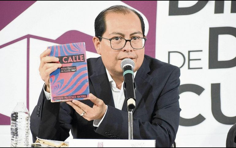 Tonatihu Torres Miranda, jefe del Departamento de Fomento Artístico del IPN. CORTESÍA
