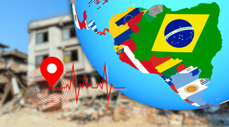 La actividad sísmica en países como Colombia, Ecuador, Perú y Chile tiene una explicación común: la interacción entre la Placa de Nazca y la Placa Sudamericana. CANVA