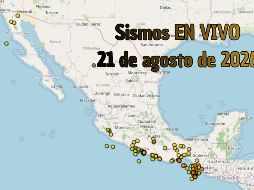 EN VIVO | Sismos en México | Viernes 21 de agosto. ESPECIAL / SSN
