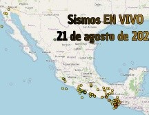 EN VIVO | Sismos en México | Viernes 21 de agosto. ESPECIAL / SSN