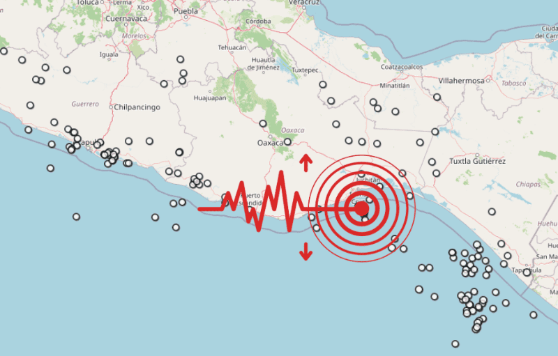 Sismo en Oaxaca. ESPECIAL / SSN&nbsp;