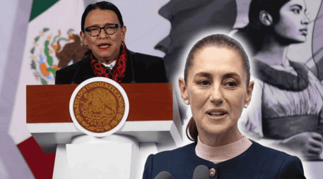 Rosa Icela Rodríguez informó en La Mañanera que la Presidenta guarda reposo por una fuerte gripe. SUN/C. Mejía EFE/J. Méndez