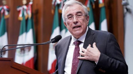 Durante sus 112 días de licencia Rocha Moya compareció personalmente ante la Fiscalía General de la República (FGR) y ante sus agentes del ministerio público. EFE / ARCHIVO