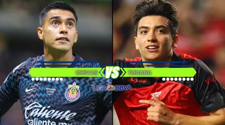 Chivas buscará aprovechar su condición de local para sumar y acercarse a los primeros puestos, mientras los Xolos llegan como uno de los equipos mejor posicionados del campeonato. ESPECIAL / IMAGO7 y CANVA