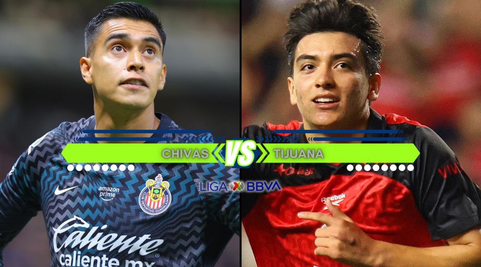 Chivas buscará aprovechar su condición de local para sumar y acercarse a los primeros puestos, mientras los Xolos llegan como uno de los equipos mejor posicionados del campeonato. ESPECIAL / IMAGO7 y CANVA
