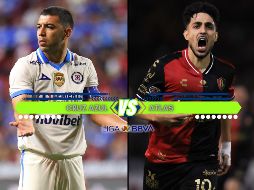 Cruz Azul busca cortar su mala racha, mientras Atlas intentará mantener su lugar entre los primeros puestos. ESPECIAL / IMAGO7 y CANVA