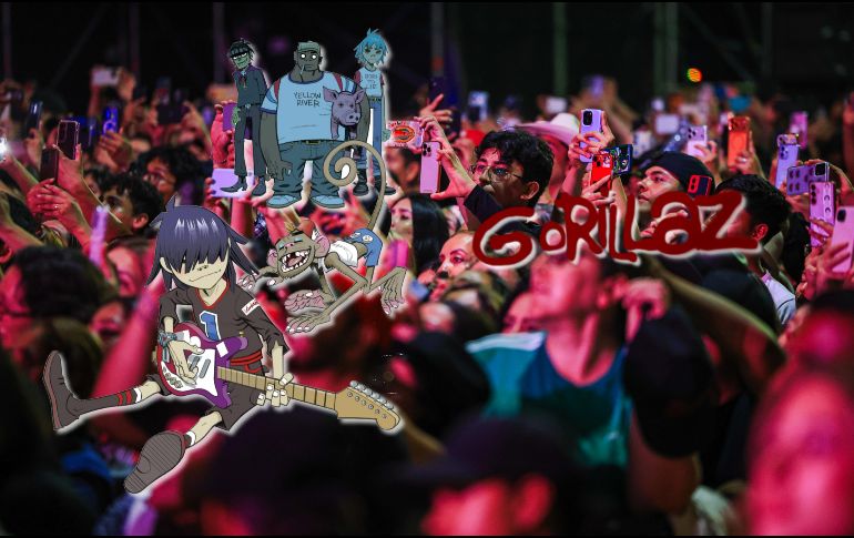 Esto es lo que se sabe de los precios para ver a Gorillaz en el Coliseo GNP Seguros. EL INFORMADOR / EFE / ARCHIVO