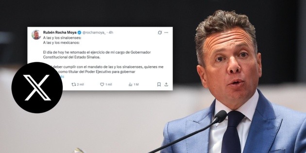 Lemus critica regreso de Rocha Moya al gobierno de Sinaloa