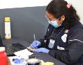 La Brigada Forense para la toma de muestras de ADN y entrevistas contextuales a familiares de personas desaparecidas. ESPECIAL / COORDINACIÓN GENERAL DE SEGURIDAD DE JALISCO
