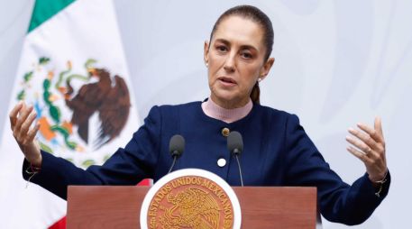 Claudia Sheinbaum suspendió sus actividades públicas y la conferencia matutina de este viernes fue encabezada por la secretaria de Gobernación, Rosa Icela Rodríguez. SUN/D. Sánchez