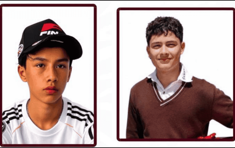 Se trata de los jóvenes Dominic Gabriel Méndez Jiménez, de 15 años y Jeremi Alejandro Villegas Anaya, de 14. ESPECIAL
