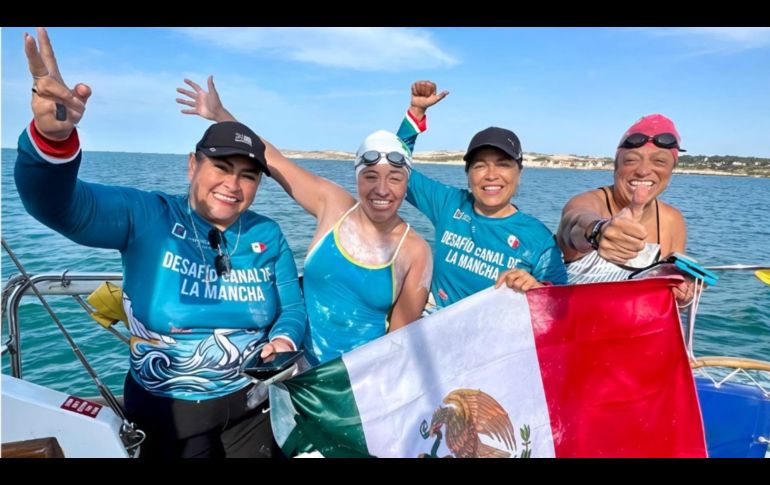 El recorrido de Carbajal fue de 65.3 kilómetros entre mareas, corrientes y temperaturas que oscilaron entre los 17 y 22 grados centígrados. ESPECIAL