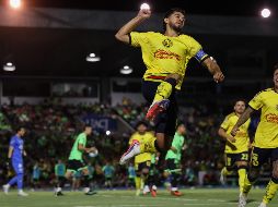 Con los goles frente a Bravos, Martín llegó a 120 anotaciones con la camiseta azulcrema. IMAGO7/R. Serrano