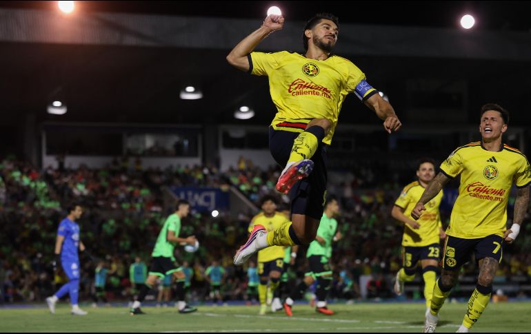 Con los goles frente a Bravos, Martín llegó a 120 anotaciones con la camiseta azulcrema. IMAGO7/R. Serrano