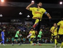 Con los goles frente a Bravos, Martín llegó a 120 anotaciones con la camiseta azulcrema. IMAGO7/R. Serrano